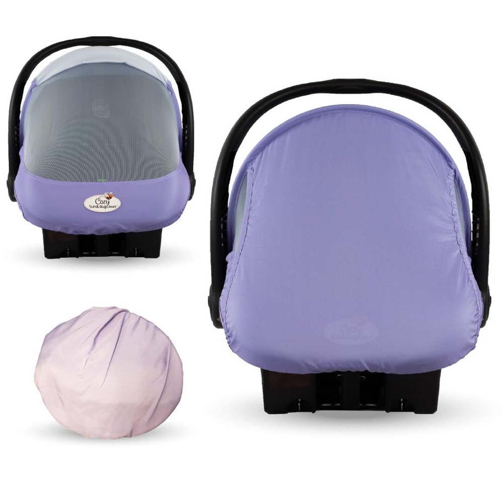 Cozy Sun and Bug Cover Baby Carseat Cover